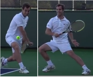 revers tennis une main transfert