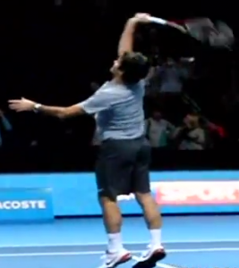 Projection smash Federer