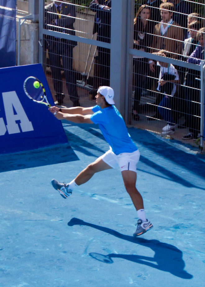 revers à deux mains tennis