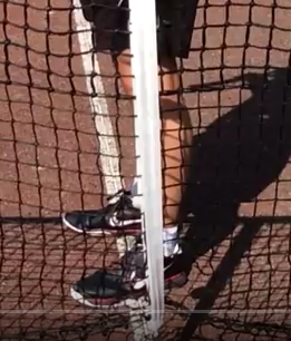 Prises au tennis coup droit appuis
