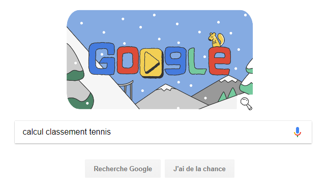 calcul classement tennis